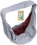 Dog and Cat Sling Carrier – Hands Free Reversible Pet Papoose Bag - Soft Pouch and Tote Design – Suitable for Puppy, Small Dogs, and Cats for Outdoor Travel