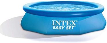 Intex 28120EH Easy Set Inflatable Swimming Pool: 10ft x 30in – Puncture-Resistant Material – Quick Inflation – 1018 Gallon Capacity – 23in Water Depth