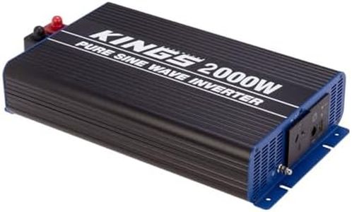 Kings 2000W Pure Sine Wave Inverter| 2,000 Watts | Pure Sine Wave | AGM and Lithium Compatible