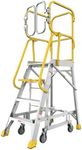 4 Step Aluminum Rolling Platform La