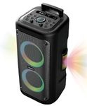 Vocal-Star Portable Party Speaker Loud - Deep Bass Speakers, 110Db, 300w, Dazzling Light Effects, Wireless, USB MP3, Microphone Inputs, Home, Disco, Outdoor (VS-PHOENIX)