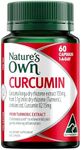 Nature's Own Curcumin Capsules 60 - Contains Turmeric Providing Curcumin-Traditionally Used in Western Herbal Medicine to Relieve Mild Joint Pain by Relieving Inflammation - Supports Healthy Digestion