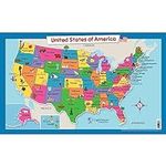 USA Wall Map for Kids with Illustra