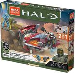 MEGA Halo Infinite Toy Vehicle Building Sets, Chopper Takedown Motorcycle With 2 Poseable, Collectable Micro Action Figures and Accessories