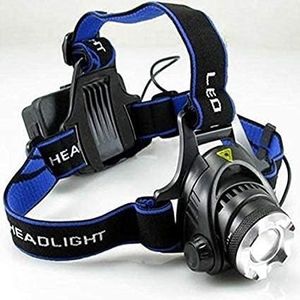 WROPZO Rechargeable Waterproof Headlamp Zoomable 3 Modes LED Headlight Head Lamp Work LED Helmet Head Light