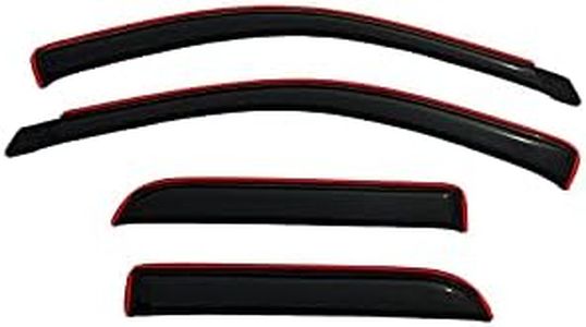 Auto Ventshade [AVS] In-Channel Rain Guards for 2002 - 2008 Dodge RAM 1500, 2003 - 2009 Dodge RAM 2500/3500 Quad Cab, 4 pcs. | Window Vent Visors - Smoke | 194623