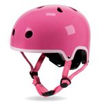 Micro Scooters | Bike/Scooter Deluxe Children's Helmet | Cycling Accessories | Adjustable Headwear | Boys & Girls | 55-58cm | Pink