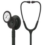 3M Littmann Classic III Monitoring Stethoscope, Black Edition Chestpiece, Black Tube, 27 inch, 5803