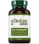 Dimmak Herbs Bone Mending Pills by , Bone Fracture Healing Supplement, Bone Strengthening Pills, Chinese Medicine Herbs and Healing - 500 Milligrams, 100 Capsules