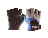 Impacto 400-00 Medium Anti-Impact Gel Work Glove - Black/Blue/Grey, 2 Count (Pack of 1)