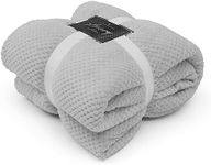 FAIRWAYUK Waffle Honeycomb Throw Fl