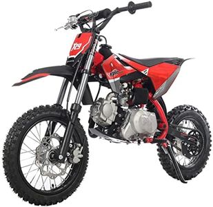 X-PRO X29 110cc Dirt Bike with Automatic Transmission, Electric Start,14"/12" Tires! (Red)