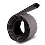 1 inch (Diameter) 3:1 Waterproof Heat Shrink Tubing Kit, Large Marine Dual Wall Adhesive Shrinkable Wire Wrap Tube, Insulation Sealing Wear-Resistant Cable Protector by YUKSY (4ft, Black)