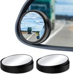 2Pcs Blind Spot Mirrors for Cars 360°Rotatable Blindspot Mirrors for Car, Blind Spot Mirrors With HD Glass Convex Mirrors, Suitable for Cars, SUV, Trucks and Large Vans