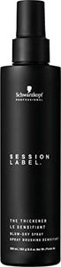 Schwarzkopf Session Label The Thickener, Blow Dry Spray - Volume Lift Thickening Spray - Adds Texture and Grip without Stickiness - Volumizing Spray, Lifts + Volumizes