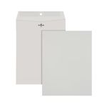 Quality Park Quality Park Executive Gray Gummed Clasp Envelopes (QUA38590), 9 x 12 Inches