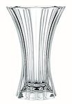 Nachtmann Saphir Collection, Crystal Vase, 8.3-Inch, Decorative Small Glass Vase for Flowers, Home Décor, and Centerpieces, Makes a Great Wedding, or Housewarming Gift, Clear