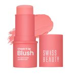 Swiss Beauty Cheek It Up Blush for Cheeks|Lumi-Matte Finish | Lightweight | Easily Blendable | With Jojoba Oil | Shade- Showstopper, 8g