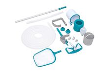 Bestway| Aqua Clean Deluxe Pool Maintenance Kit with Vacuum and Skimmer, Pool Cleaning Kit