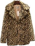 Faux Fur Coat Women, Leopard Faux F