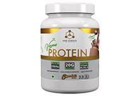 One Science Nutrition (OSN) Vegan Protein Powder | Plant Source Protein I With Added Stevia I Fast Absorption & Recovery I Lean Muscle Growth | 20g Protein + Vitamin B5, B12, D - Chocolate Rush (2 LB)