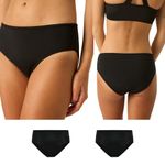 Modibodi period pants for teenager 2pack swimwear black bikini bottoms menstrual underwear - light flow Y10-12