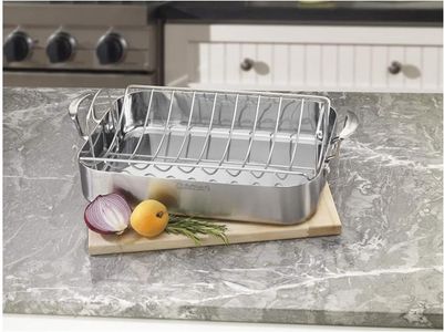 Cuisinart 16-Inch Roasting Pan – Stainless Steel Bakeware
