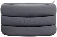 Staze Bag - Waterproof, Neoprene Pouch with Carbon Filter, Zipper Closure Stylish Pouch for Travel & Storage (Slate, 10.5” x 7”)