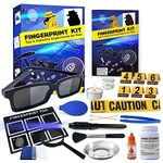 UNGLINGA Kids Spy Kit Detective Fingerprint Toys Gifts for 4 5 6 7 8 9 10 Years Old Boys Girls, Science Experiments Learning Educational Fingerprint Kit with Spy Glasses Detective Tools