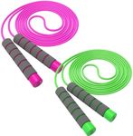 Jump Rope For Kids,Jump Rope Kids,Adjustable Soft Skipping Rope,Toddler Jump Rope With Skin-Friendly Foam Handles For Kids, Boys,Girls,Women, Men,Exercise Activity,Outdoor Fitness