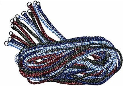 Durable Braided Poly Slip Leads, Animal Control Kennel 5 FT Slip Leads, Strong Leashes for Dogs, Grooming, Shelter, Rescues, Vet, Veterinarian, Doggy Daycare or Pet Training (24 Pack)