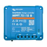 Victron SmartSolar Charge Controller with Built-in Bluetooth - MPPT 75/15 75 Volts, 15 Amps