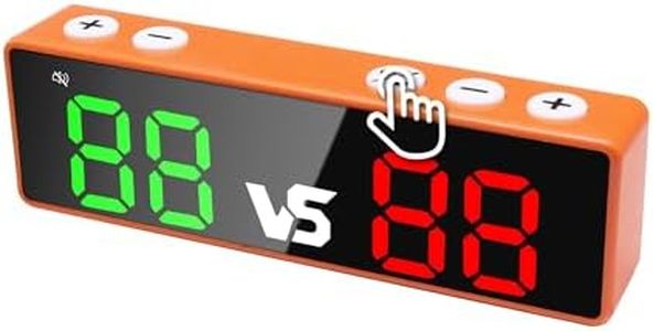 Electronic Scoreboard,4 Digit Scoreboard Portable Wireless Scoreboard With Buzzer, Tabletop Scoreboard for Game,Score Counter Numbers for Darts/Snooker/Badminton/Tennis/Basketball/Football/Volleyball