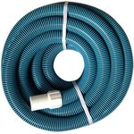 POOLTOOL Swimming Pool Hose Pipe 15 Meter, 50 Feet, Flexible Heavy Duty Pool Vacuum Cleaning Hose, Kink Resistant, Leak Proof, Universal Fit for Pump, Filter & Vacuum Head