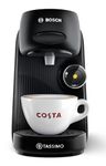 Tassimo by Bosch Finesse Friendly Pod Coffee Machine in Black TAS162EGB with INTELLIBREW and IntensityBoost, Compatible with 50 Different Beverages
