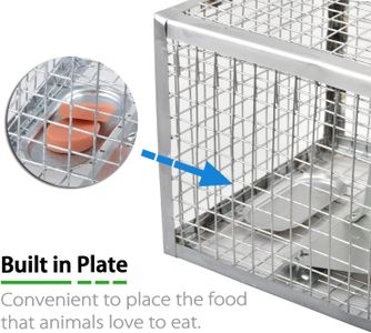Anyhall Rat Traps 2-Pack – Heavy Duty Silver Rodent Control