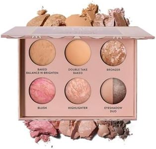 LAURA GELLER Baked Icons Complete Full Face Palette, Golden Medium | All-in-One Makeup Palette with Baked Foundations, Blush, Bronzer, Highlighter, Eyeshadows | Coverage for Mature Skin |
