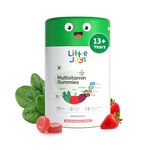 Little Joys Multivitamin Gummies (13+ years) | 30 Days Pack | No Sugar Added | Strawberry Flavour | Boosts Immunity, Bone Density & Eyesight