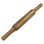 Earthvision Wooden Roti Belan Wooden Rolling Pin Wooden Belan Ideal for Chapati Papad Paratha Pastry Phulka Puri Pizza Base Flatbread Wooden Roller Punjabi Belan Velan 13.77 Inch Long