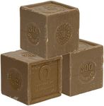 Savon de Marseille - French Soap Cube made with Organic Olive Oil - Suitable for All Skin Types - 300 Gram Cubes - Set of 3
