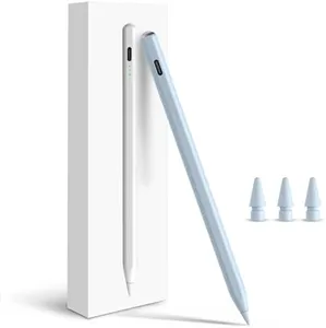 Stylus Pen for iPad, Fast Charge for Apple iPad Pencil, Palm Rejection, Tilt Sensitivity, Work for 2024-2018 iPad Air M2/5th-3rd, iPad Pro M4/13/12.9"/11", iPad 10/9/8/7/6th, iPad Mini 6/5th