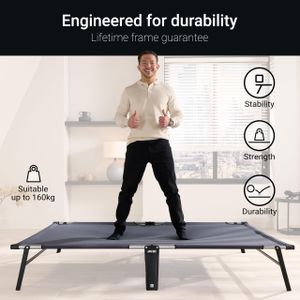 JAY-BE Compact Folding Bed with e-Fibre Mattress – Small Double