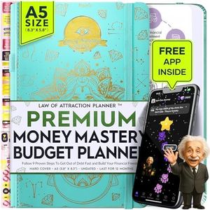Budget Planner and Monthly Bill Organizer - Finance Planner, 12-Month Journey to Financial Freedom | Bill Payment Tracker Monthly Organizer, Money Saving & Expense Tracker | Undated Budgeting Journal