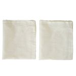 Cheesecloth Bags for Straining,Reusable Cold Brew Coffee Cheese Cloths Strainer,Large Nut Milk Tea Juice Bag,100% Natural Cotton Fine Mesh Filter Bags(Small,2 Pack)