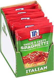 McCormick Thick and Zesty Spaghetti Sauce Mix, 1.37 oz (Pack of 12)