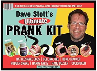 Fun Time Products Dave Stott's 'Ultimate Prank Kit', Funny Gag Gifts for Men, Women, and Kids