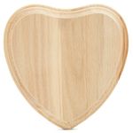 Small Wooden Hearts 5 inch, Pack of 1 Wood Heart, Valentine's Craft, Mother's Day Craft, Small Wooden Craft Hearts, by Woodpeckers