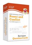 GCSE English: AQA Power & Conflict Poetry Anthology - Revision Question Cards: for the 2025 and 2026 exams (CGP GCSE English Literature Cards)