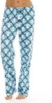 Just Love 6324-10051-3X Women Pajama Pants/Sleepwear, Skulls Blue, 3X Plus