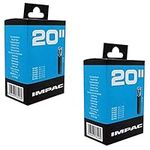 Impac 2pk Cycle Tubes 20" - Schrader Valve - 20 x 1.50-2.35 (406 40-60) - BMK Bikes/Kids Bikes